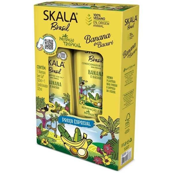Skala kit banana shampoo + conditioner 650ml