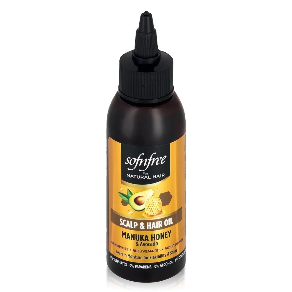 Sofn'Free Manuka Honey & Avocado Scalp & Hair Oil 100ml