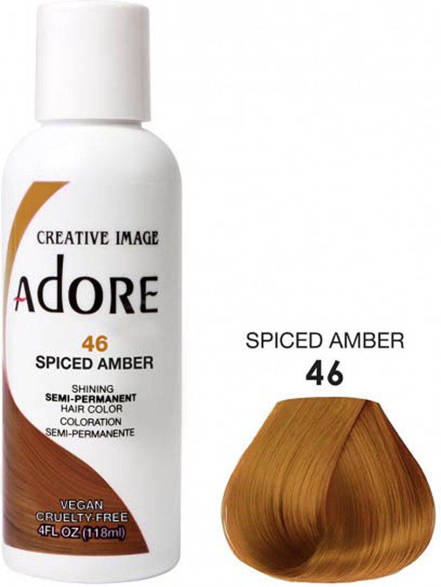 Adore Semi Permanent Hair Color 46 - Spiced Amber 118 ml