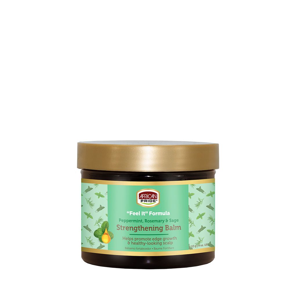 African Pride Pepperment & Rosemary Strengthening Balm 113g