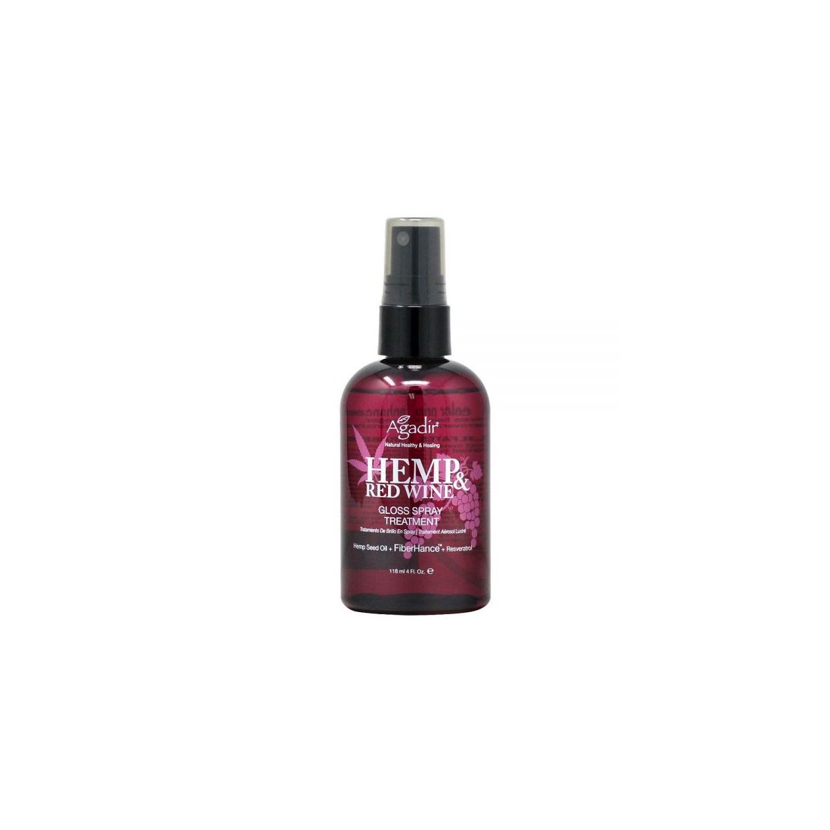 Agadir Hemp & Red Wine Gloss Spray Treatment 118ml/4oz