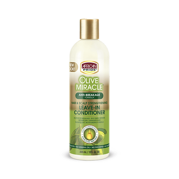 AFRICAN PRIDE OLIVE MIRACLE LEAVE-IN CONDITIONER 12oz