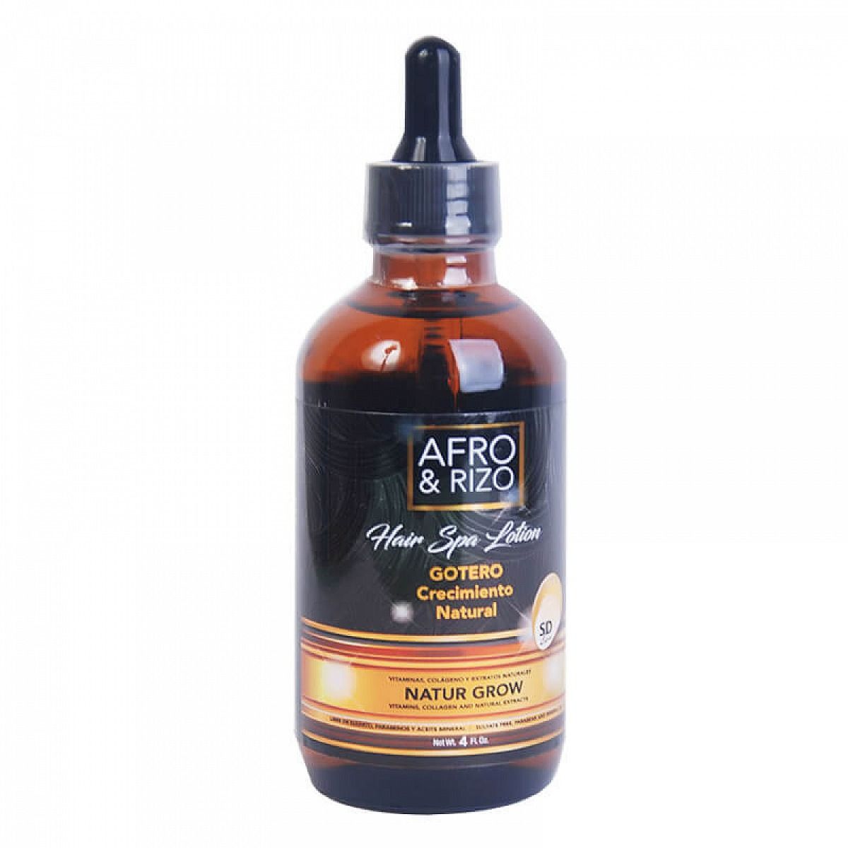 AFRO & RIZO GOTERO NATURAL GROW 4 OZ