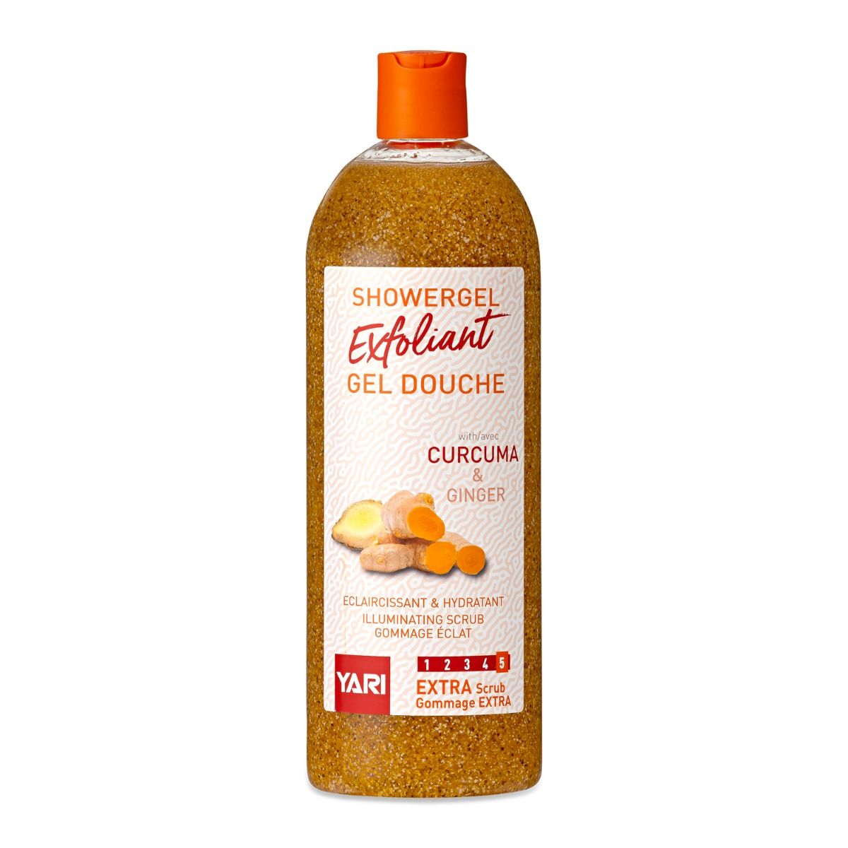 Yari Exfoliant Showergel Curcuma & Ginger 1000ml