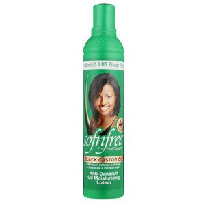 Sof n'free Black Castor Oil Anti-Dandruff Oil Moisturizing Lotion 350ml