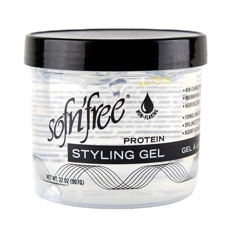 Sofn'free n' Protien Styling Gel - Clear 32oz