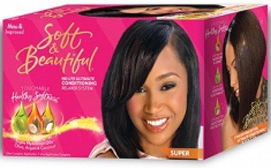 Soft & Beautiful No-Lye Relaxer Kit Super