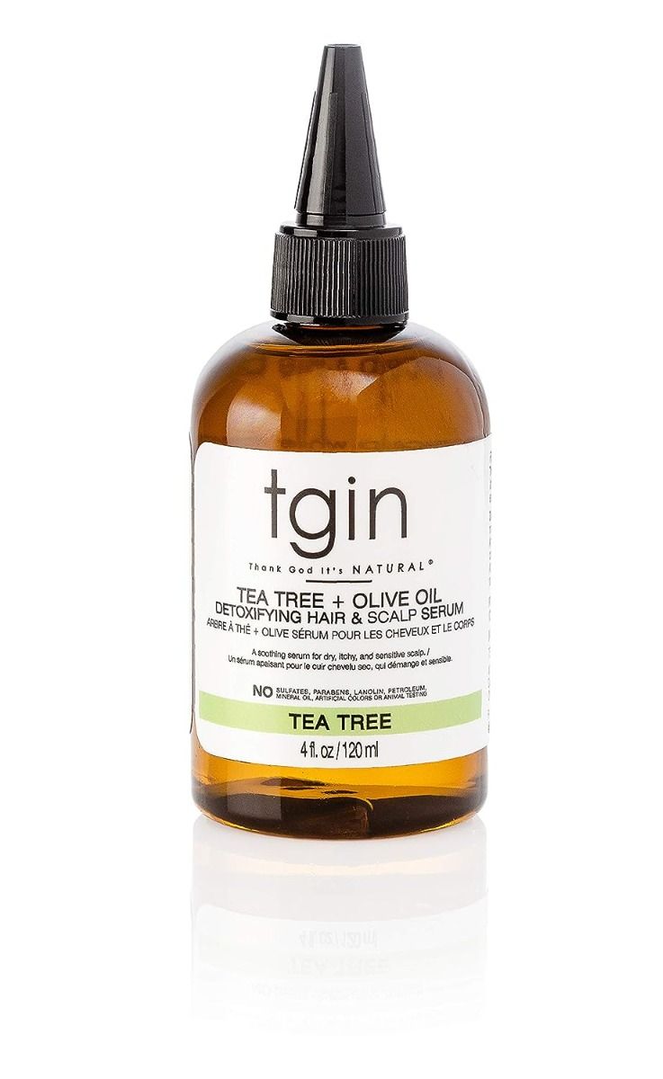 TGIN T-Tree & Olive Oil Detoxifying Hair & Scalp Serum 4oz