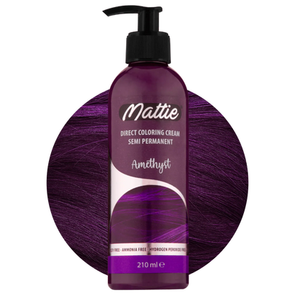 Mattie Amethyste - Direct Vegan Coloring Cream Semi-Permanent 210ml