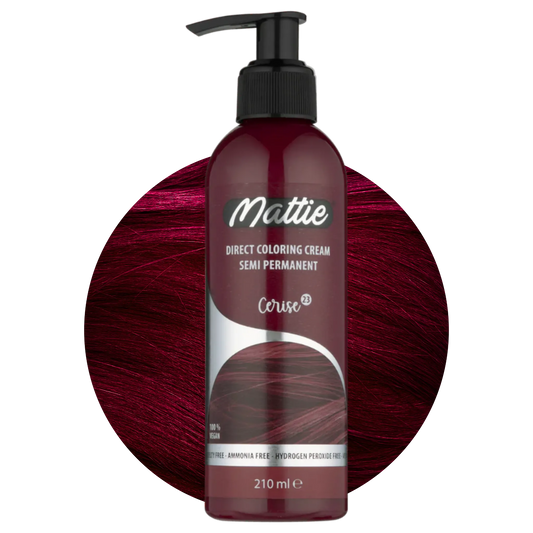 Mattie Cerise - Direct Vegan Coloring Cream Semi-Permanent 210ml