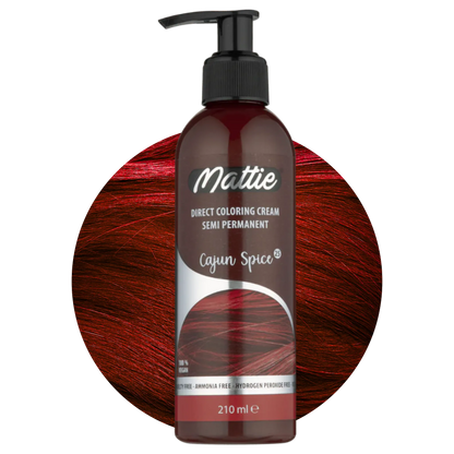 Mattie Cajun Spice - Direct Vegan Coloring Cream Semi-Permanent 210ml