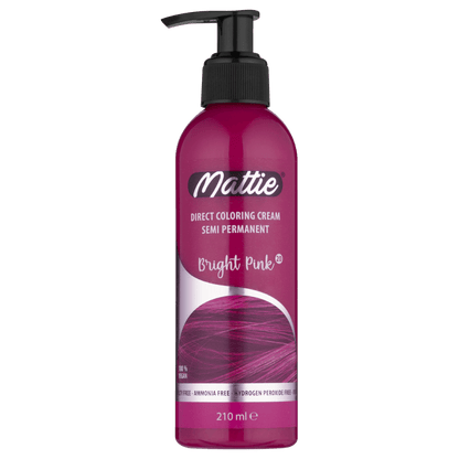 Mattie Bright Pink - Direct Vegan Coloring Cream Semi-Permanent 210ml