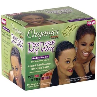 Africa's Best Organics Texture My Way No-Lye No-Mix Texturizing System Kit