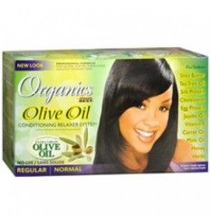Africa's Best Organics Olive Oil Conditioning Relaxer System-Regular Normal