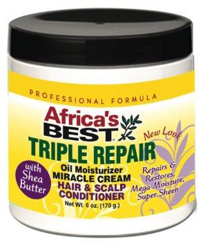 Africa's Best Triple Repair Oil Moisturizer Miracle Cream Conditioner 6oz
