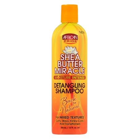 AFRICAN PRIDE SHEA BUTTER DETANGLING SHAMPOO 12oz