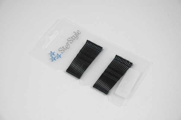 Sliding pins black small 18 pcs