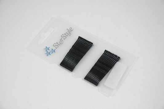 Sliding pins black small 18 pcs