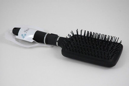 Star Style Hairbrush Black Square