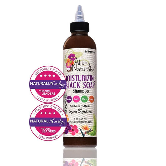 Alikay Naturals Moisturizing Black Soap Shampoo 8 oz