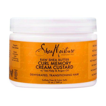 Shea Moisture Raw Shea Butter Curl Memory Cream Custard 340 gr