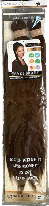 Smart Braids Pre Stretched 2x - 30