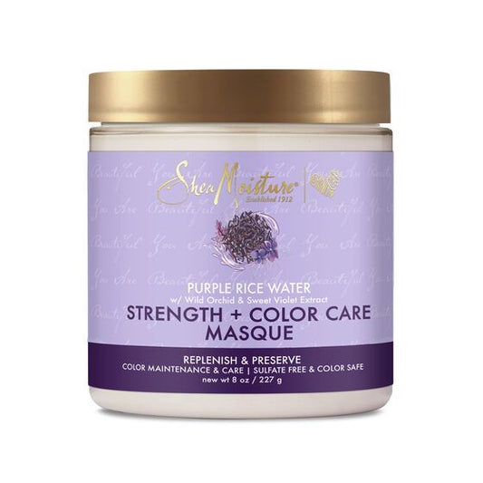 Shea Moisture Purple Rice Water Strength & Color Care Masque 227 gr
