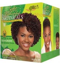 Soft & Beautiful Botanicals Regular No-Lye No Mix Texturizer for Sensitive Scalps