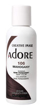 Adore Semi Permanent Hair Color 106- Mahogany 118ml