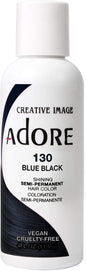 Adore Semi Permanent Hair Color 130 - Blue Black 118ml