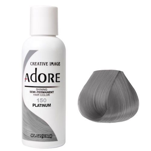 Adore Semi Permanent Hair Color 155 - Titanium 118 ml