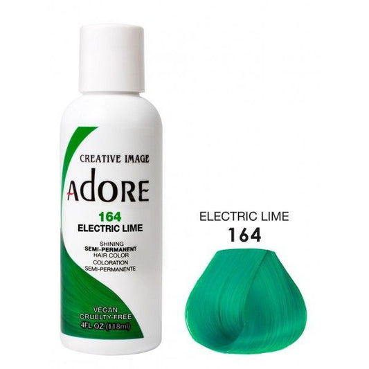 Adore Semi Permanent Hair Color 164 - Electric Lime 118 ml