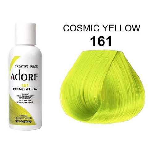 Adore Semi Permanent Hair Color 161 - Cosmic Yellow 118 ml