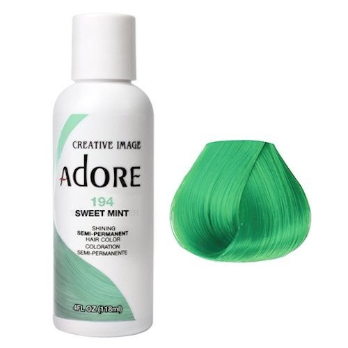 Adore Semi Permanent Hair Color 194 - Sweet Mint 118 ml