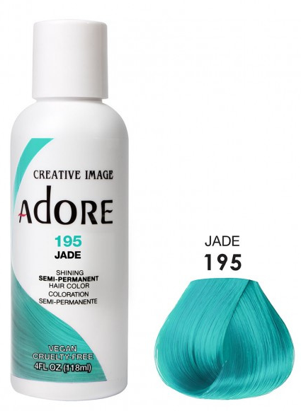 Adore Semi Permanent Hair Color 195 -Jade 118 ml