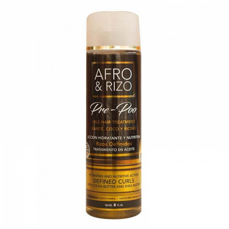 Afro & Rizo Pre-Poo Oil Hair Treatment 8 oz
