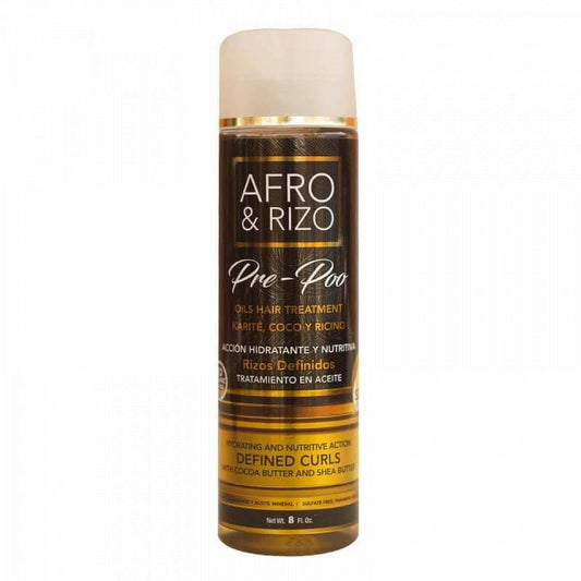 Afro & Rizo Pre-Poo Oil Hair Treatment 8 oz