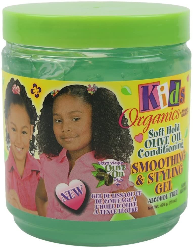 Africa's Best Kids Soft Hold Olive Oil Smoothing & Styling Gel 15oz