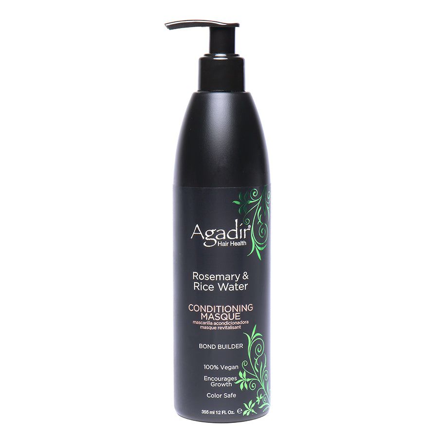 Agadir Rosemary & Rice Water Cond Masque 355ml