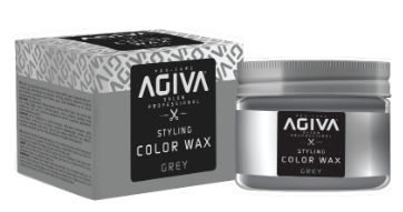 Agiva Hair Styling Color Wax Gray 120ml