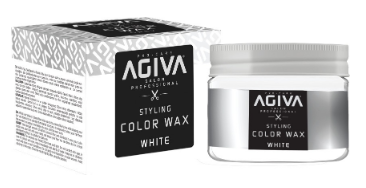 Agiva Hair Styling Color Wax White 120ml