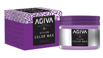Agiva Hair Styling Color Wax Violet 120ml