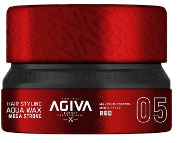 Agiva Styling Hair Wax Aqua Mega Strong 155ml - Red 05