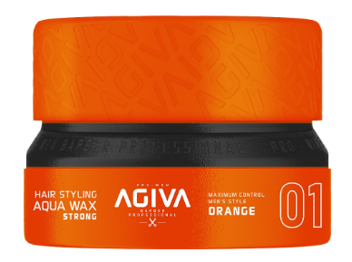 Agiva Styling Hair Wax Aqua Strong 155ml - Orange 01