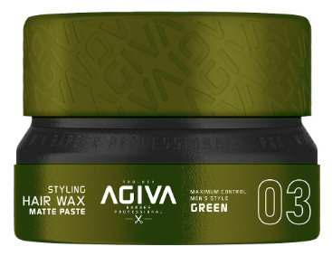Agiva Styling Hair Wax Matte Paste 155ml - Green 03