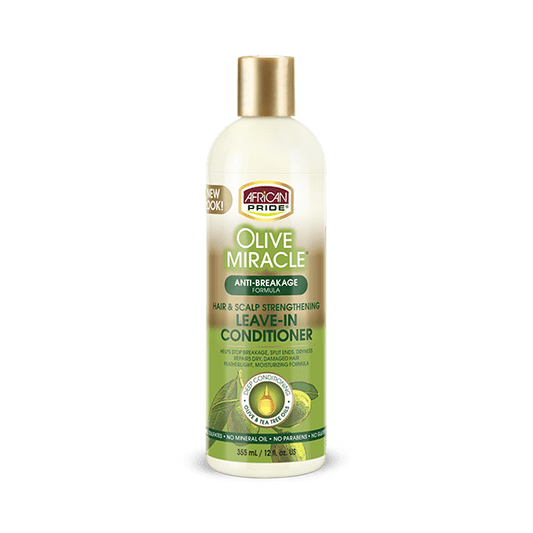 AFRICAN PRIDE OLIVE MIRACLE LEAVE-IN CONDITIONER 12oz