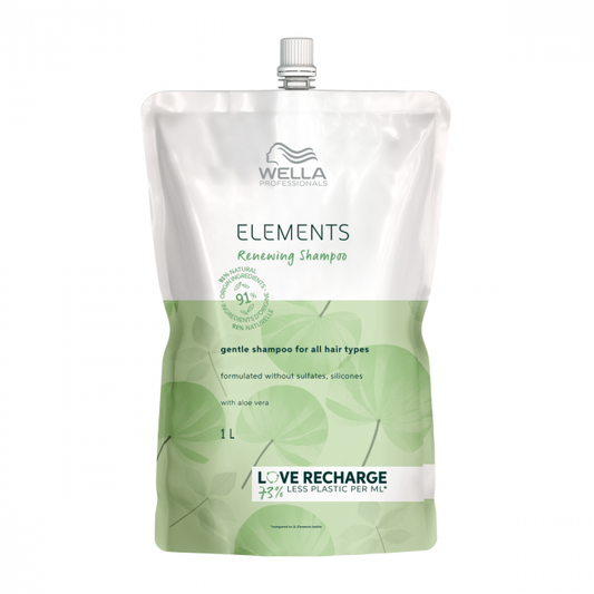 Wella Elements Renewing Shampoo Pouches 1000ml