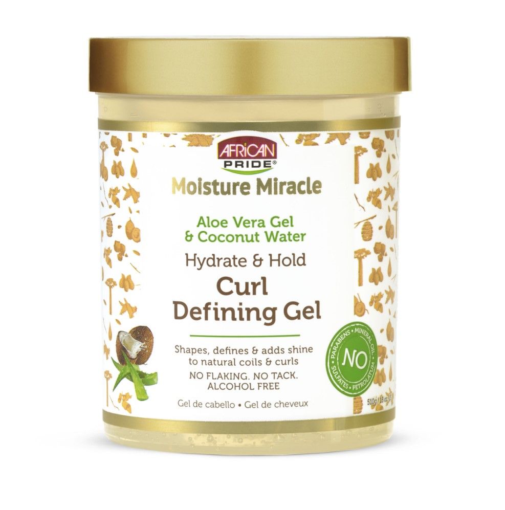 African Pride Aloe & Coconut Water Hydrate & Hold Curl Defining Gel 510 gr