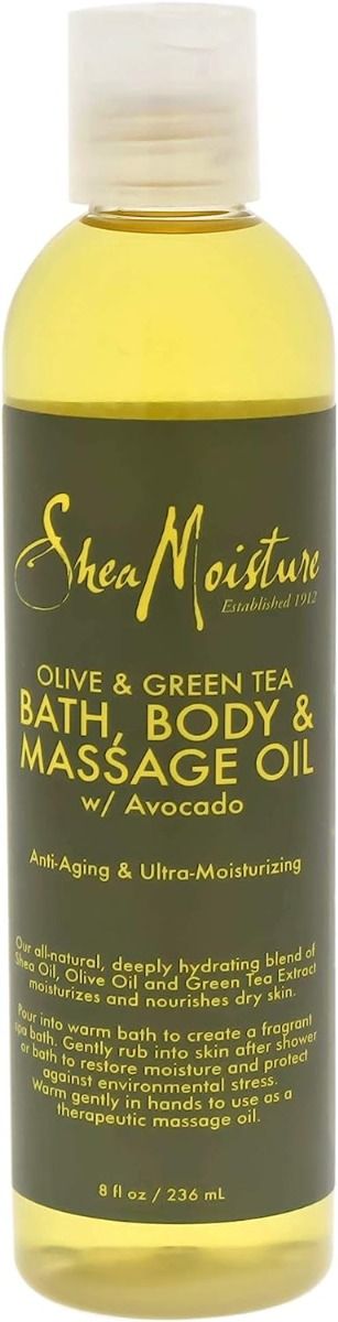 Shea Moisture Olive & Green Tea Massage Oil 8oz