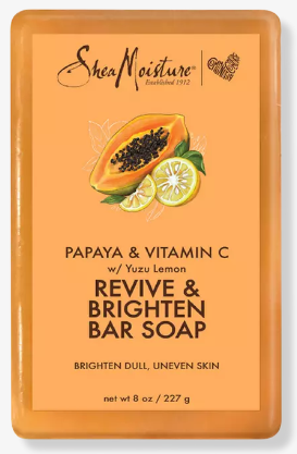 Shea Moisture Papaya & Vitamin C Revive & Brighten Bar Soap 8oz